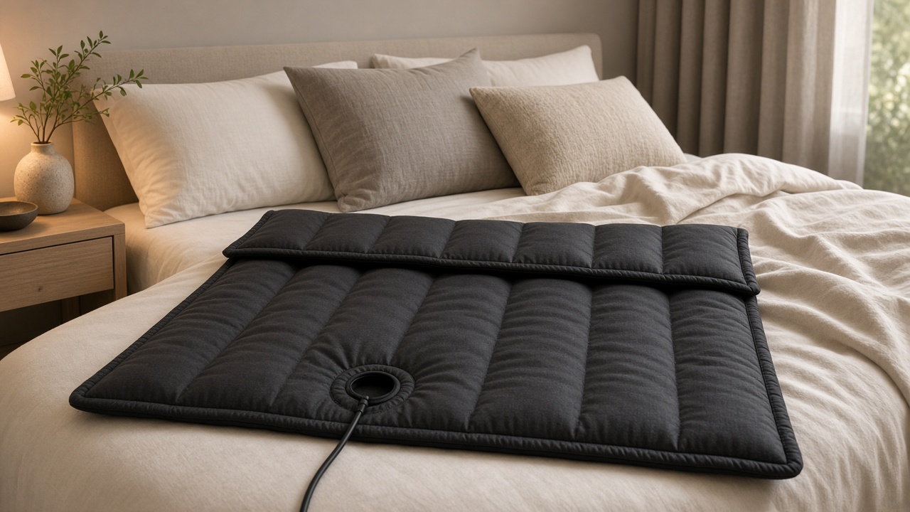 Infrared sauna blanket lifestyle setup